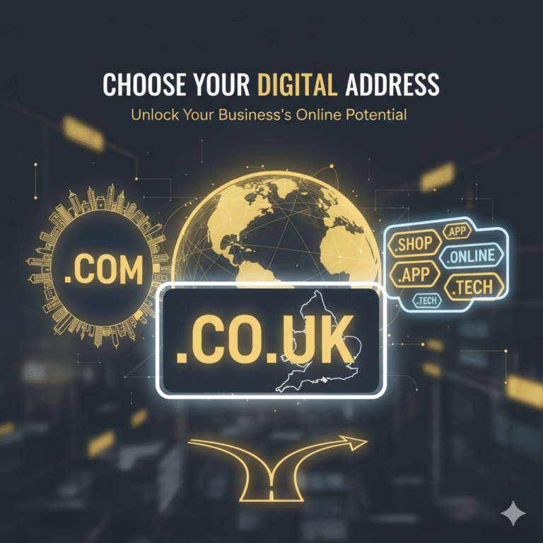 Choosing Your Digital Address: The Essential Guide to .co.uk, .com, and Other Domain Endings for Small Businesses